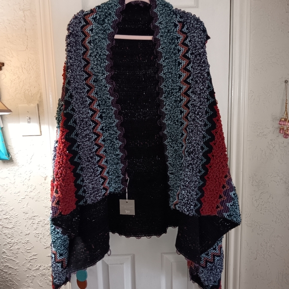 BOUTIQUE NWT Tpo cardigan sweater vest. Multi colors - Picture 1 of 5